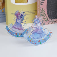 Custom Clear Swing Standees - Acrymee