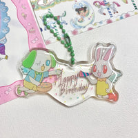 Custom Epoxy Glitter Keychain