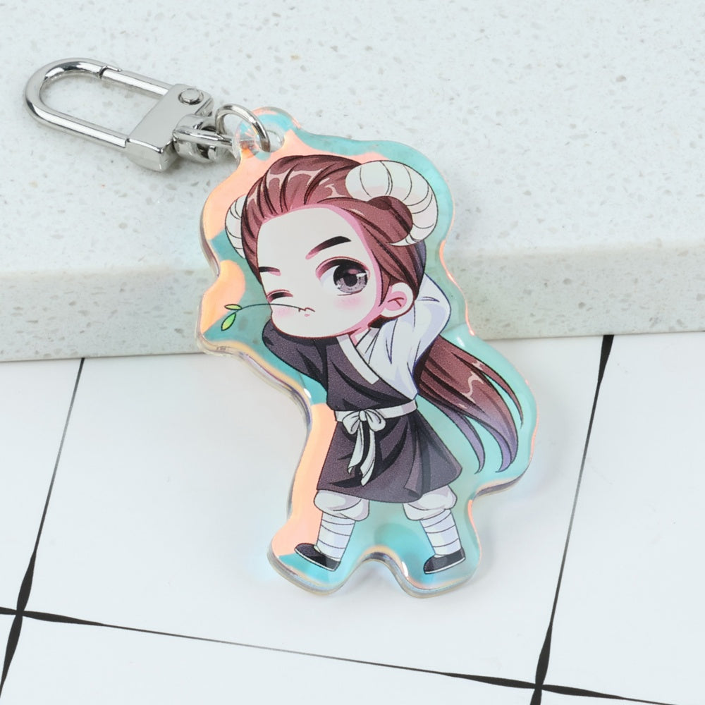 Custom Front Side Rainbow Keychain - Acrymee