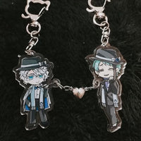 Custom Acrylic Heart Magnetic Keychains First Quarter 2025