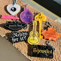 Custom Colored Hotel Motel Acrylic Keychains
