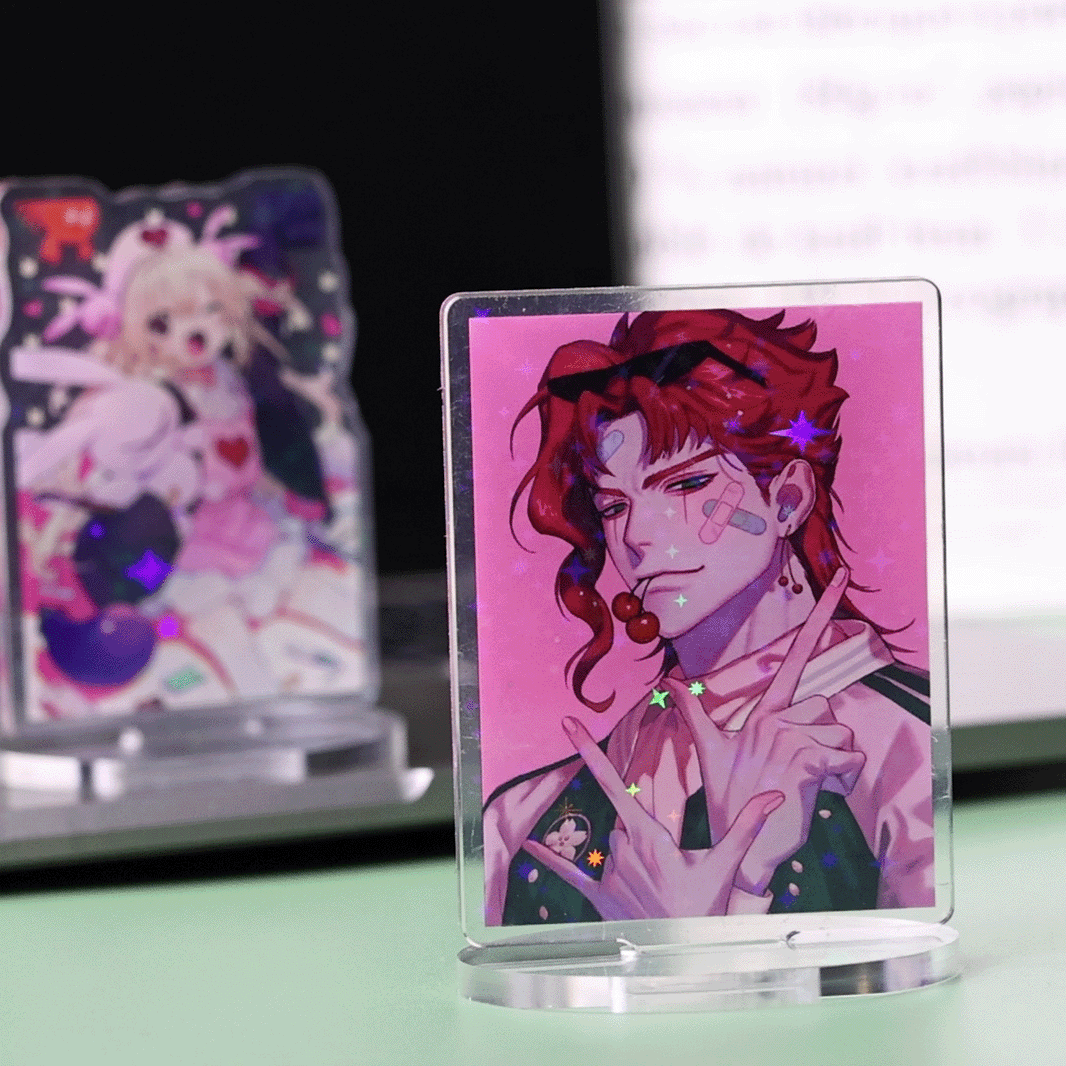 Custom acrylic holographic Standees