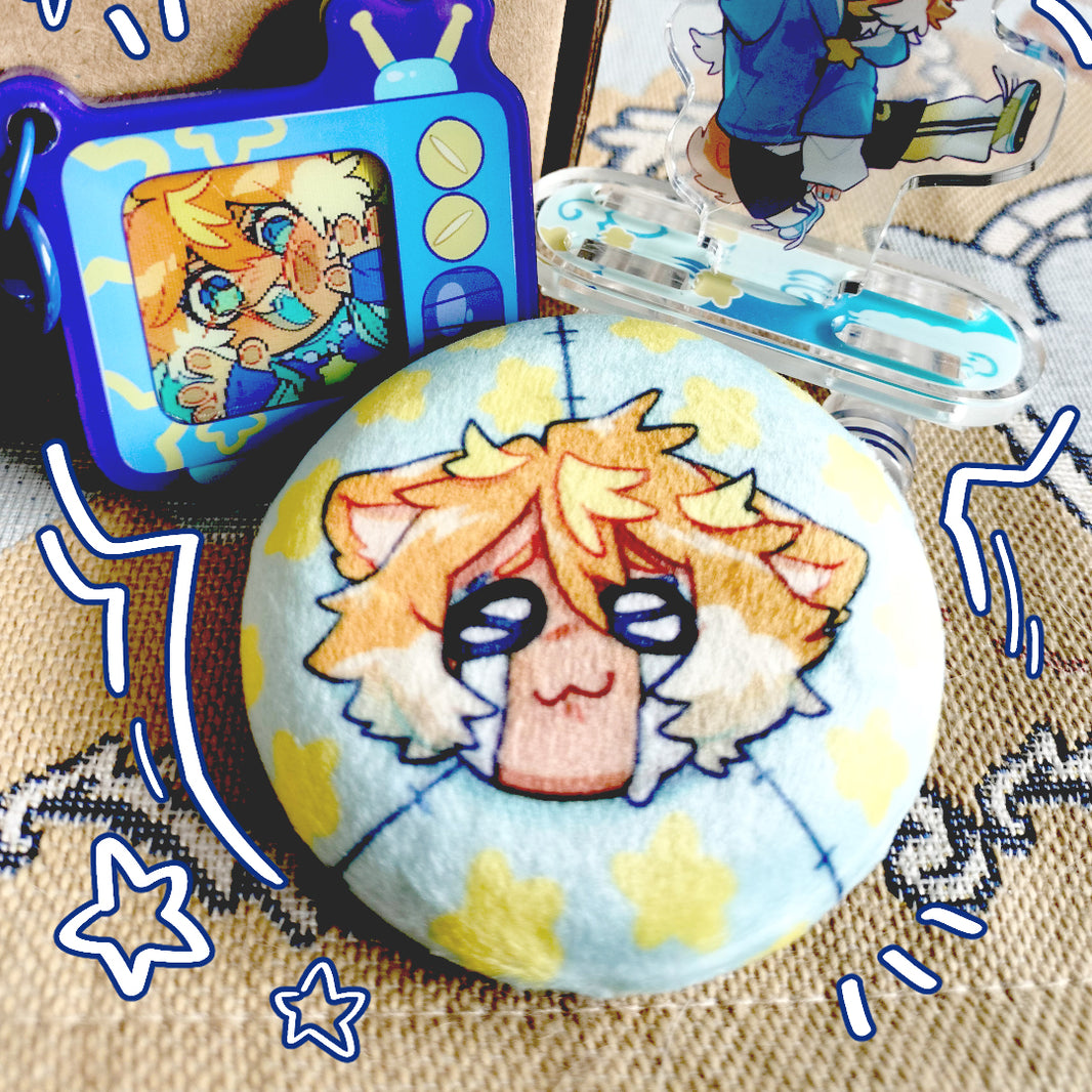 Custom Plush Button Pins